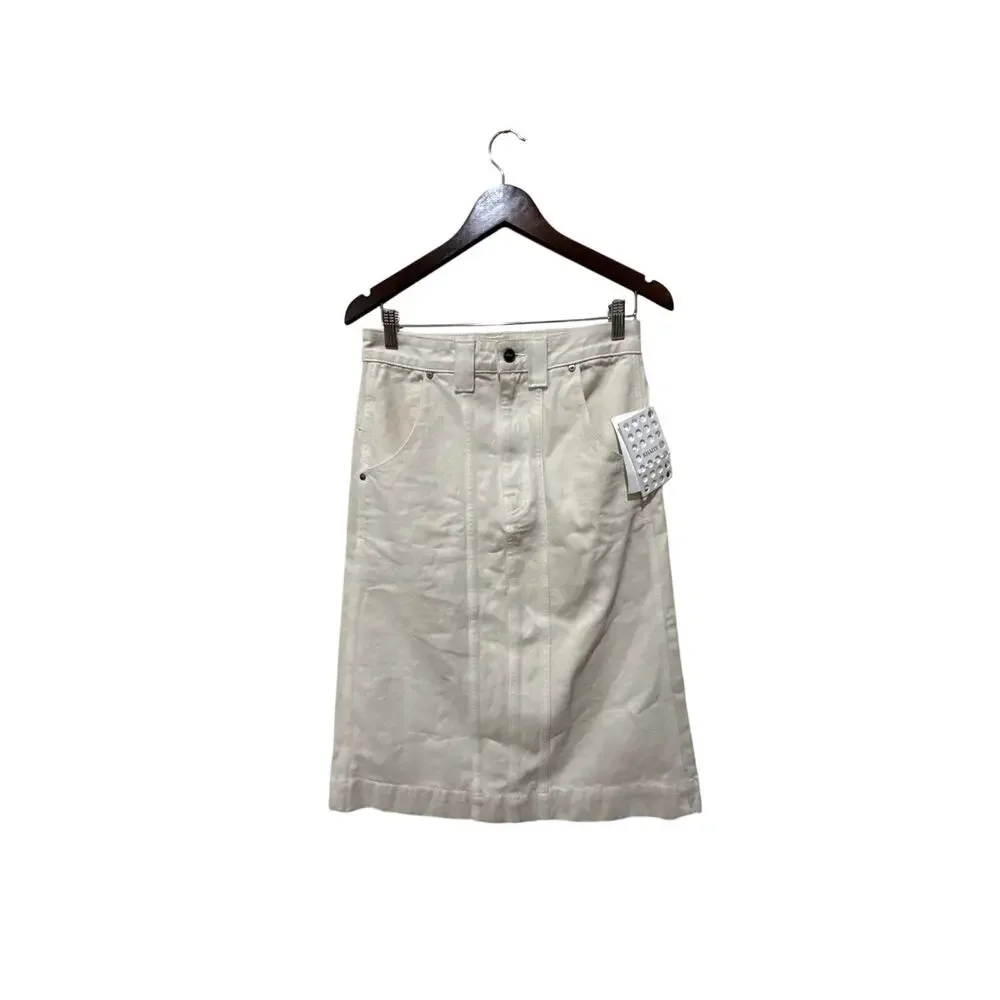 Khaite Caroline Midi‎ Skirt Size 26